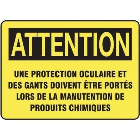 Accuform SAFETY SIGN  MOBILE CRANE HAND MEQM546XP MEQM546XP